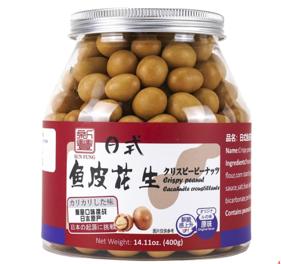 新豐 日式魚皮花生 蜂蜜玫瑰/原味/混合口味 350g【酥脆感UP】