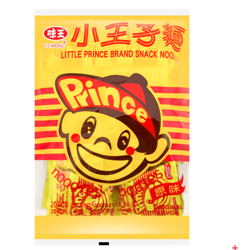 台灣味王 小王子乾脆麵 原味 量販 內附20小包 300g