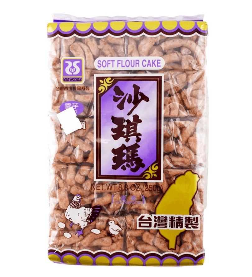 台灣西塢 沙琪瑪 250g香芋/芝麻/海苔/黑糖/綠茶