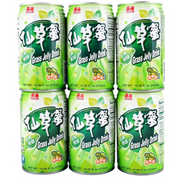 【超值6瓶裝】 台灣泰山 仙草蜜 涼粉露 310ml*6