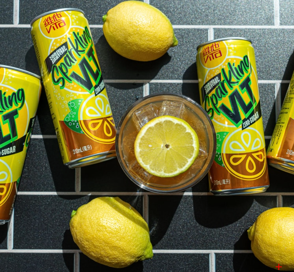 【新品上市】香港VITA維他 0糖氣泡檸檬茶 310ml*6罐 【無糖低卡】