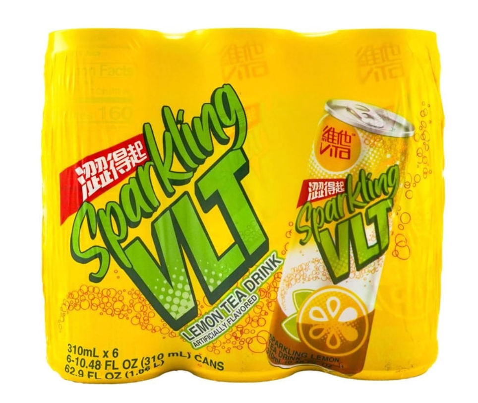 【汽水檸檬茶】香港Vita維他 氣泡檸檬茶 310ml*6瓶
