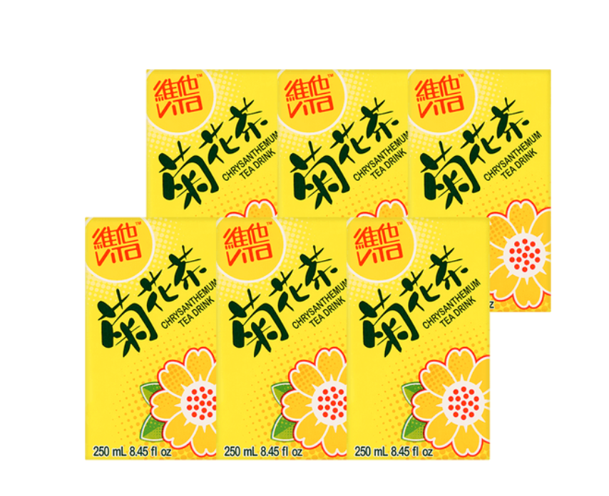 香港VITA維他 菊花茶 原味 250ml*6盒 清潤降噪 夏日茶飲必備