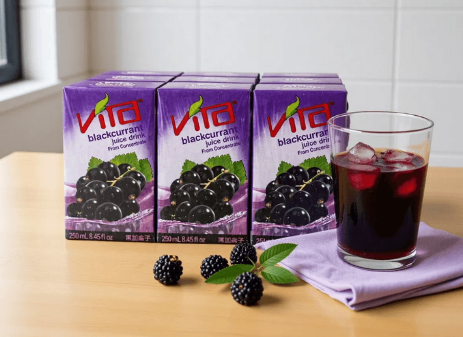 香港VITA維他 黑加侖葡萄汁 250ml*6盒裝