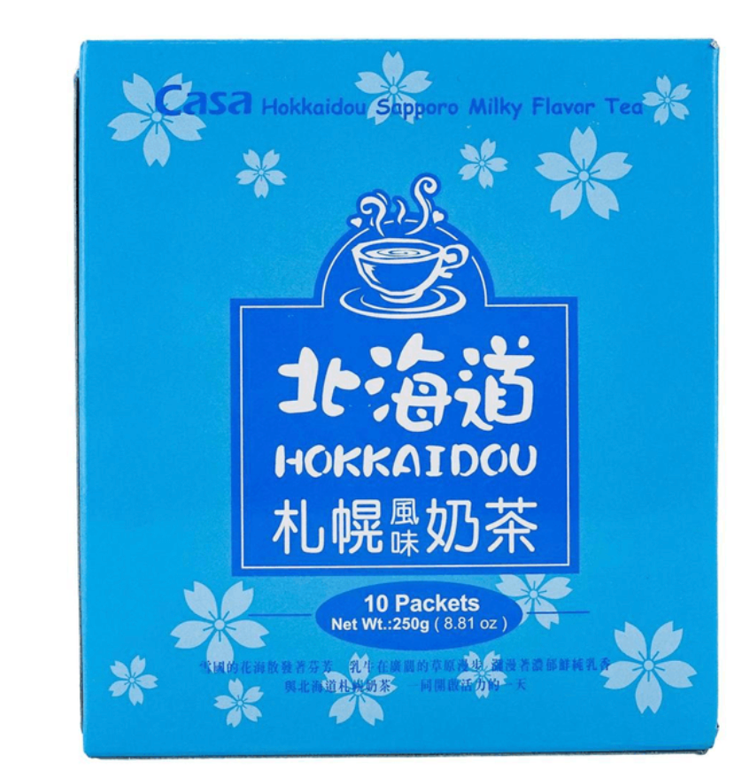 台灣CASA卡薩 北海道札幌奶茶 10包入
