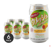 日本CHOYA 日式青梅味碳酸汽水 350ml *6【6份超值裝】