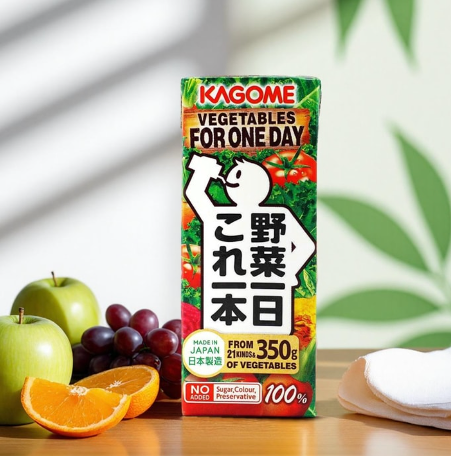 日本KAGOME可果美 複合蔬果汁 200ml *6【6份超值裝】【健康無添加】【補充膳食纖維營養】