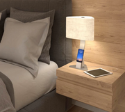 布魯克林AURA LED檯燈（支援無線Qi™充電）