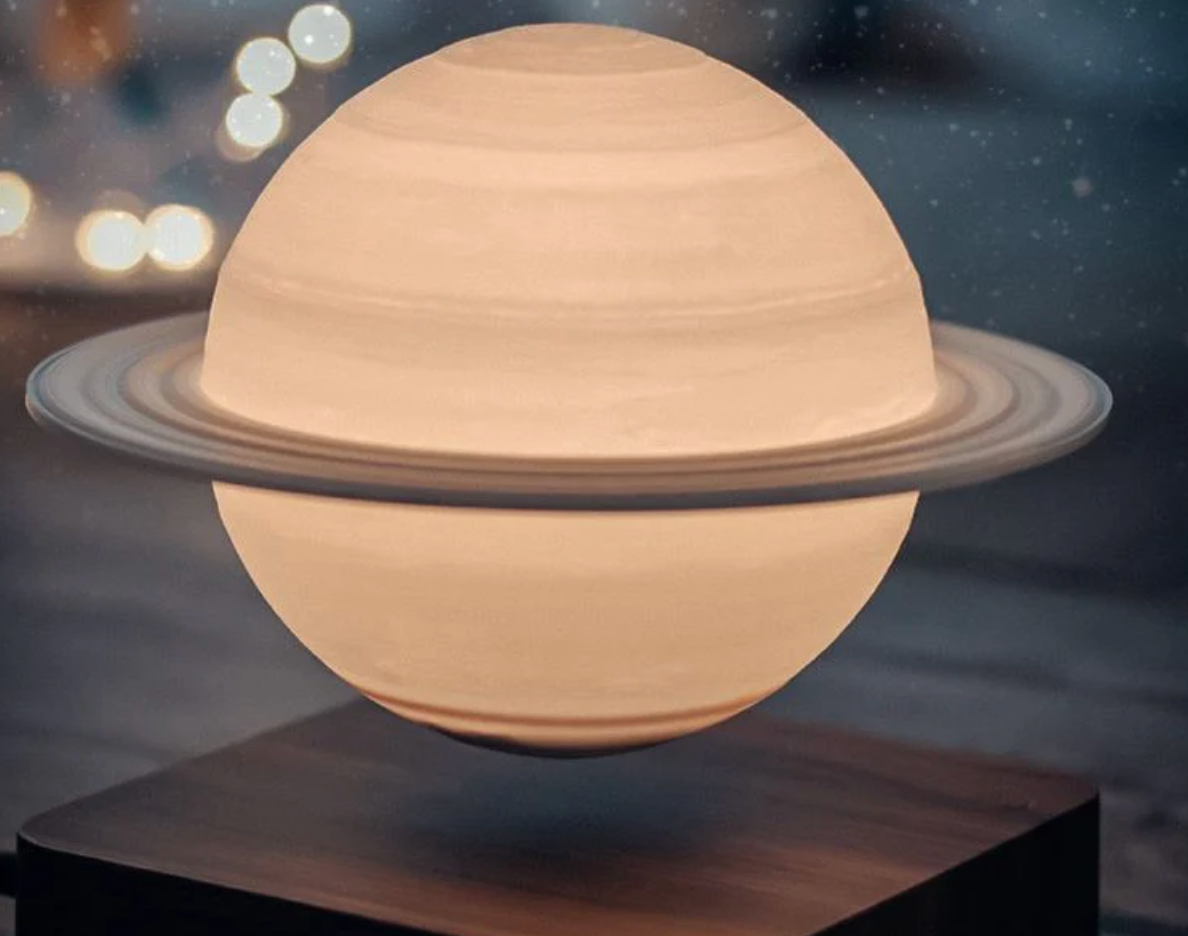 懸浮式土星燈 可調節顏色亮度