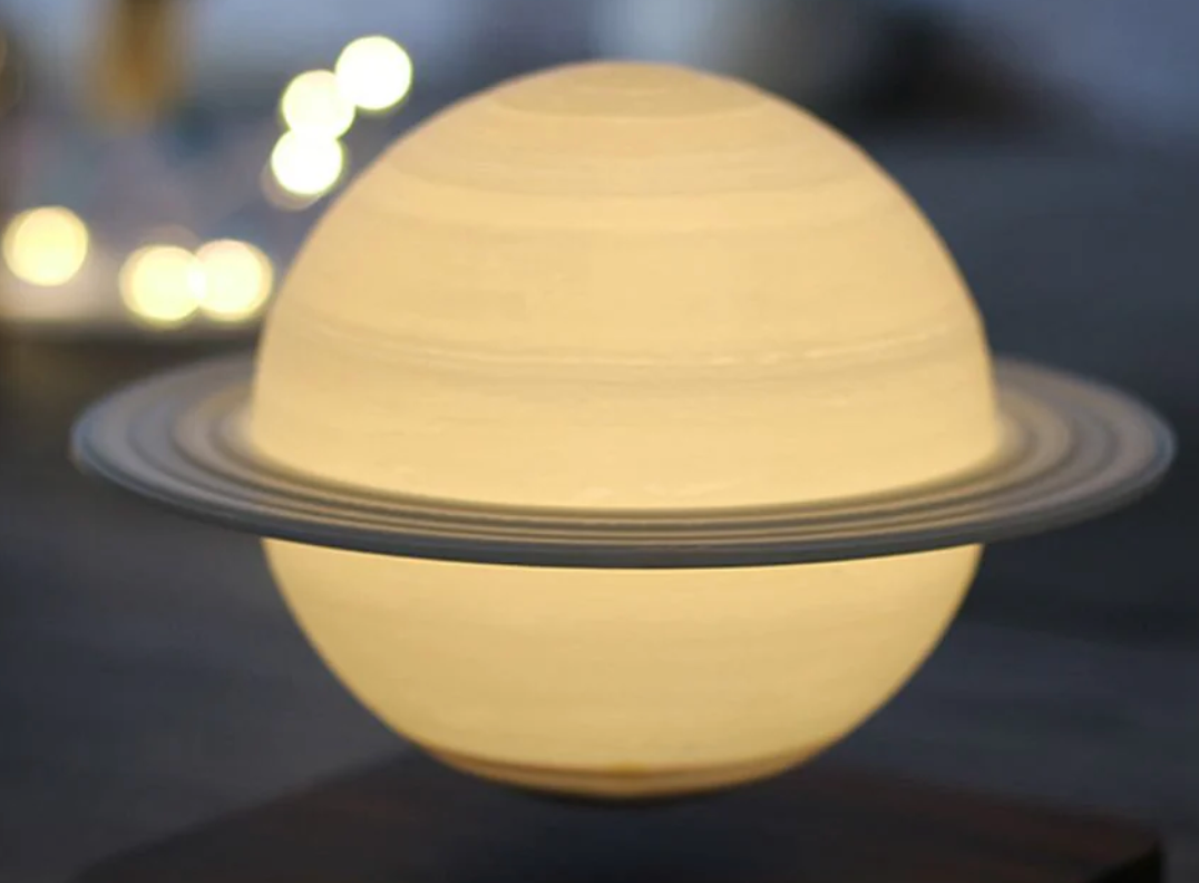 懸浮式土星燈 可調節顏色亮度