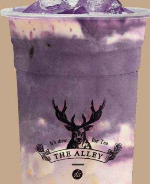 紫薯噗哩黑糖鹿丸鮮奶