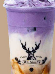 紫薯芋頭黑糖鹿丸鮮奶