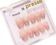 Pressii 手工穿戴甲 M 粉紅色微笑套裝 55g/盒