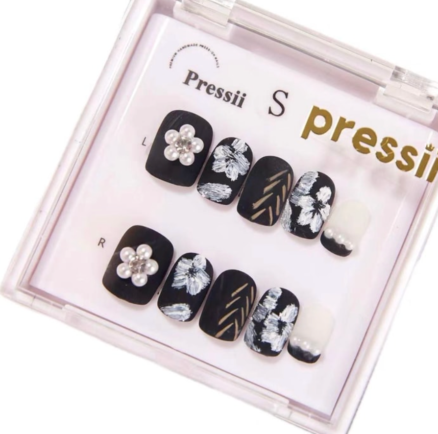 Pressii 手工穿戴甲 L 珍珠夫人套裝 55g/盒