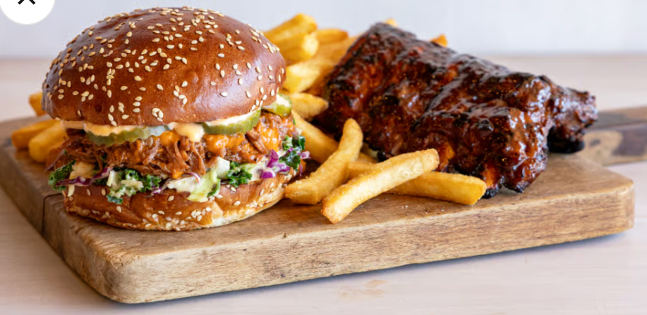 限量版 熱辣牛肋 燒肉漢堡套餐  Hot Beef Brisket Burger Combo