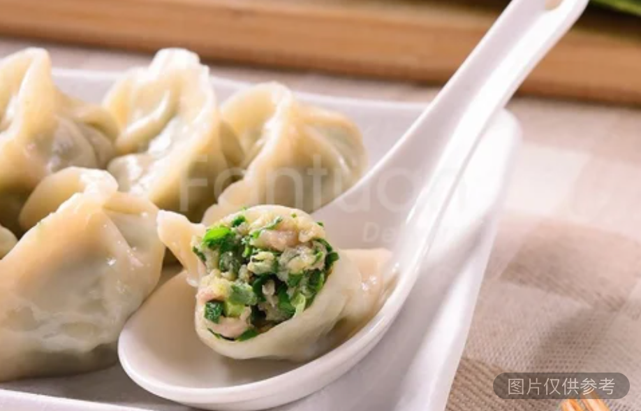 手工韭菜水餃 12個