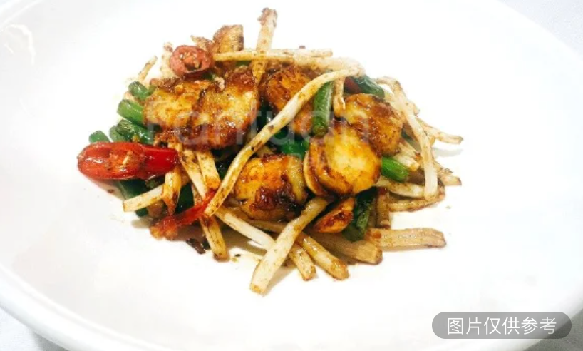 XO醬菊花蕊爆帶子