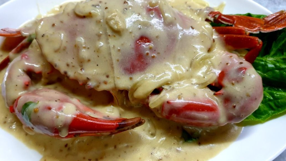 Singapore White Pepper Crab 新加坡白汁胡椒炒蟹