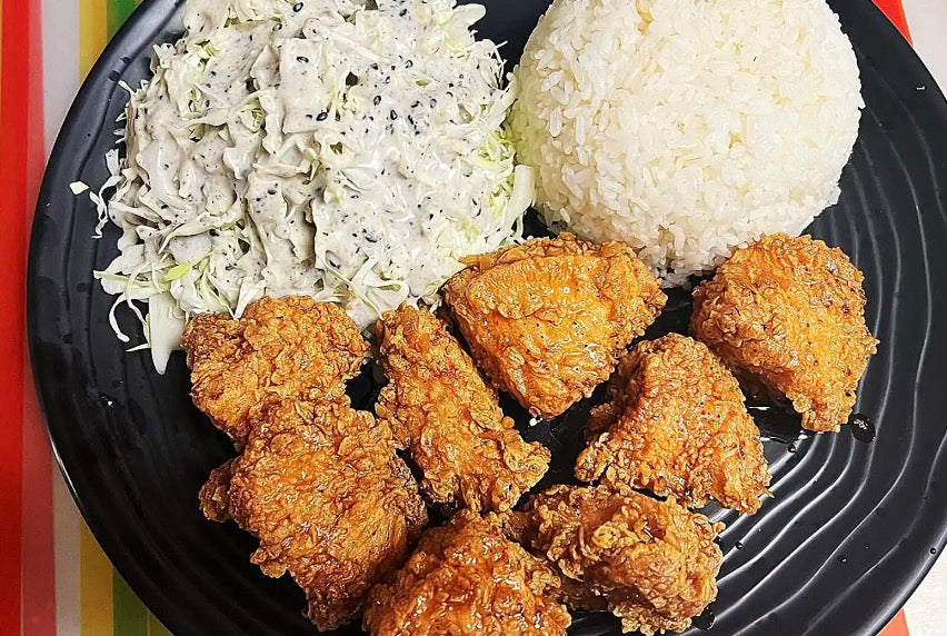 無骨蒜蓉醬油雞飯