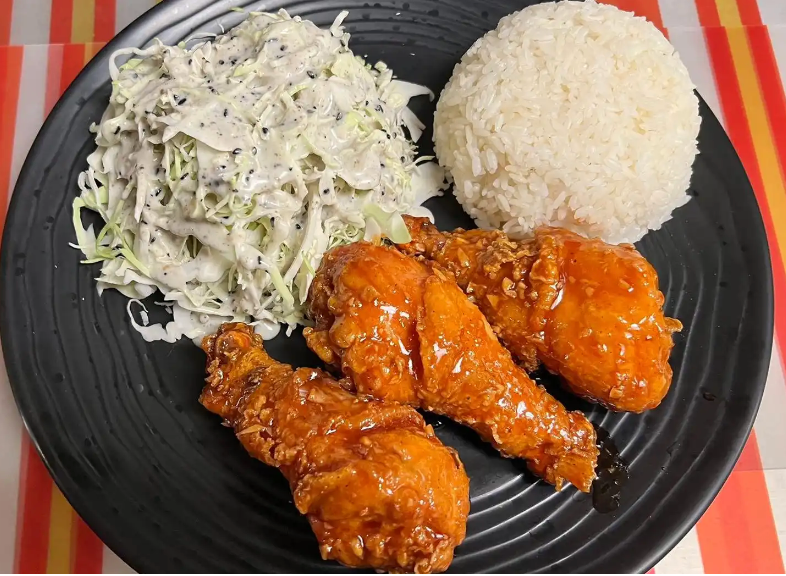 韓式辣醬三雞腿飯