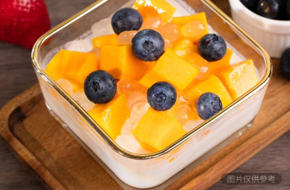 芒果藍莓椰子凍