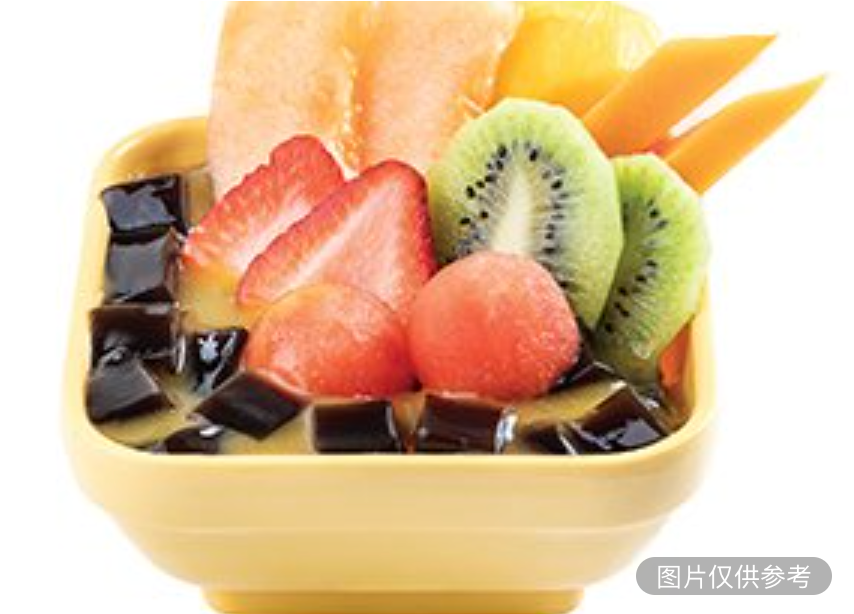 鮮雜果涼粉 芒汁底