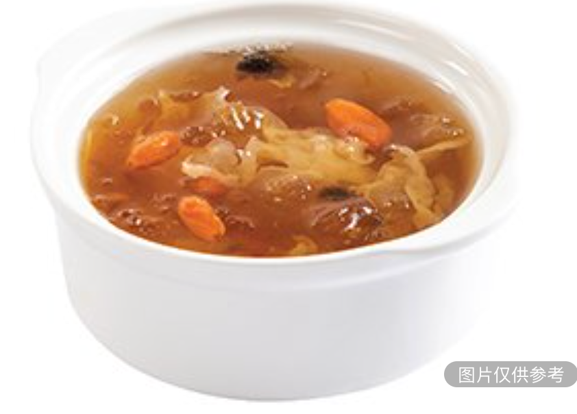 雪菊銀耳枸杞燉桃膠