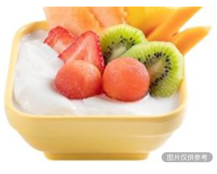 鮮雜果豆腐花 椰汁底 冷