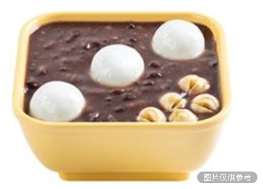 湯圓配紅豆沙 熱