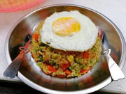 煎蛋午餐肉或火腿白飯