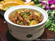 啫啫牛腩腸粉煲