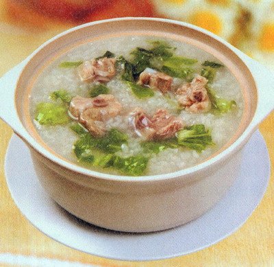 西洋菜排骨粥