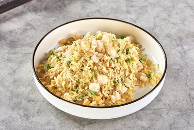 瑤柱蛋白海鮮炒飯