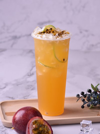 凍百香果檸檬茶