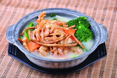 焗白汁什菌海鮮