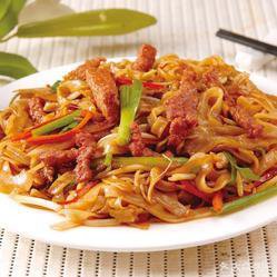 豉椒牛肉炒麵（河粉）