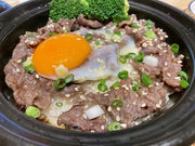 窩蛋牛肉煲仔飯