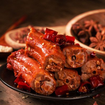 麻辣鴨脖（1磅）