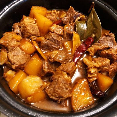 柱候蘿蔔牛腩煲