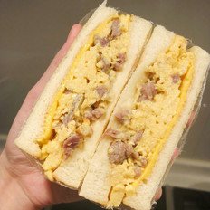 香蔥牛蛋三文治