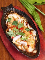 香煎龍利柳配什菌海鮮汁