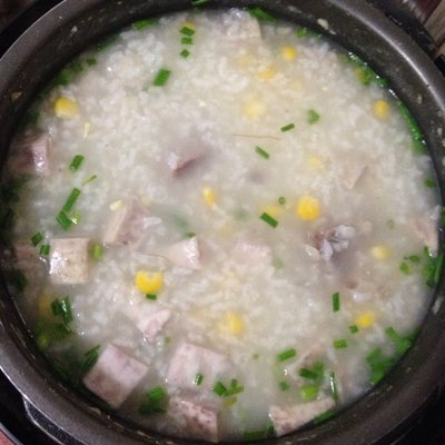 西洋菜鹹排骨粥