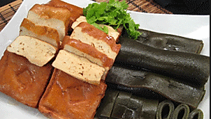 素雙拼：豆干，海帶