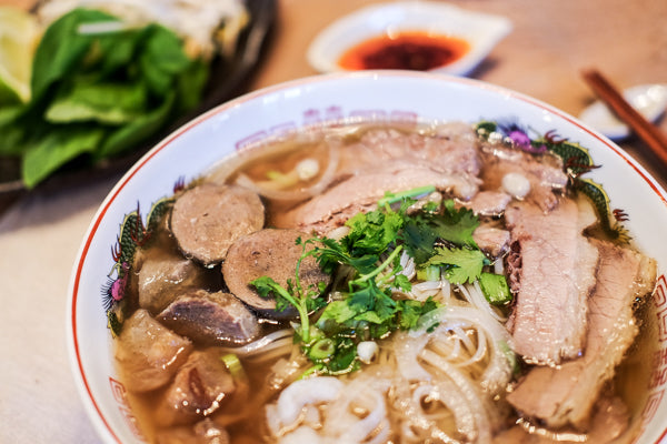 生牛肉、牛腩及牛百葉河粉