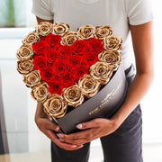 黑色經典大心型帽盒