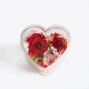 心型首飾盒 混合花卉