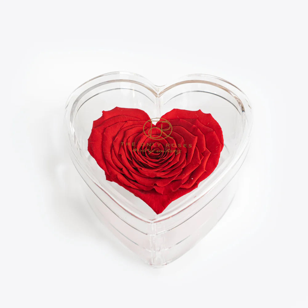心型玫瑰花，心型首飾盒