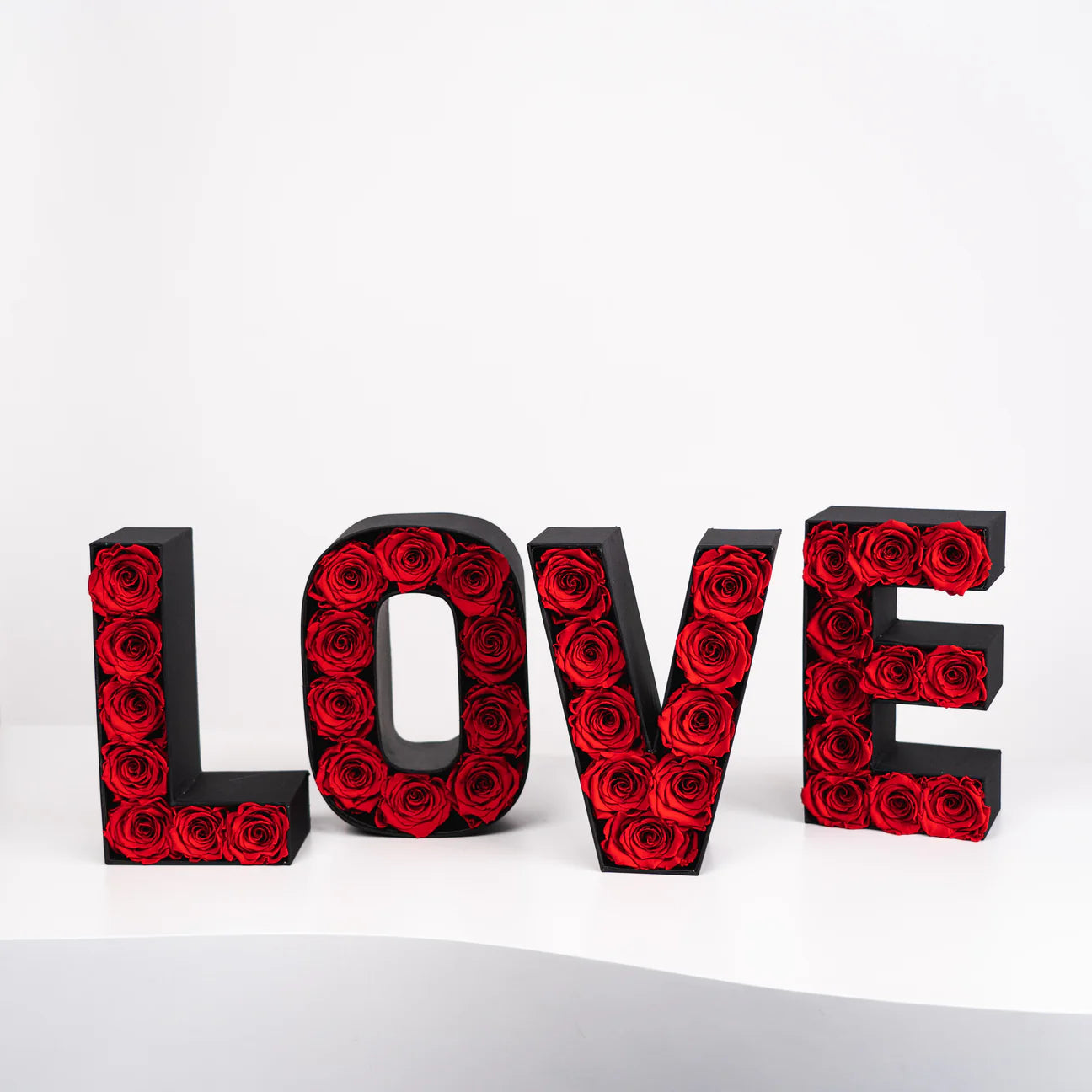 情書黑色經典玫瑰盒