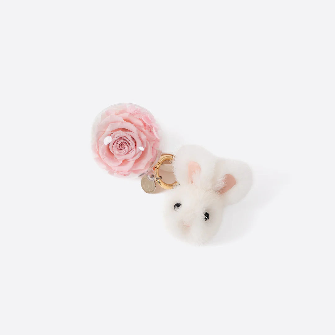 迷你兔子鑰匙扣