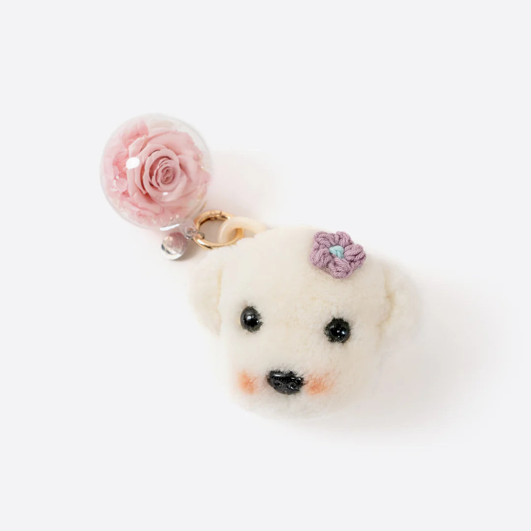 玩具貴賓犬鑰匙扣